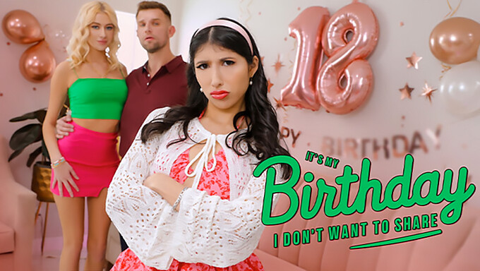 Penelope'S 18th Birthday Wish: A Threesome With Skyler And A Lucky Guy