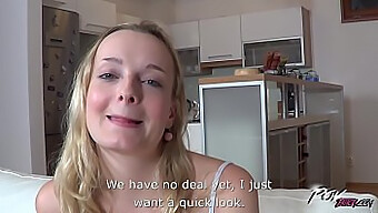 Sjenert Blond Hore Får En Creampie I Denne Pov-Videoen