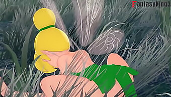 A Fada De Desenho Animado Tinker Bell Fica Safada Em Um Curta-Metragem