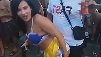 Braziliaanse Babe Bianca Das Neves Krijgt Haar Kutje Gelikt En Geneukt