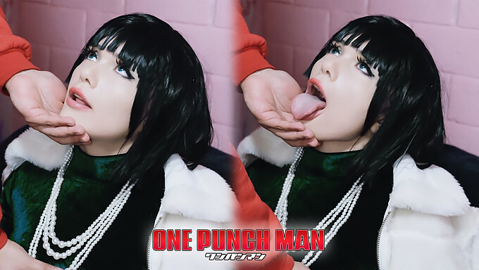 Blowjob-Fähigkeiten Und Große Brüste - Fubuki Cosplay (One Punch Man)